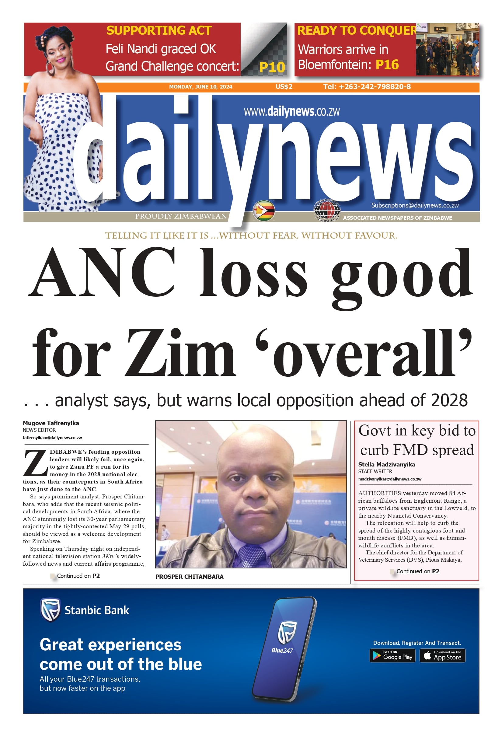 Monday 10 June 2024